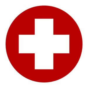 bright red plus circle Heartsaver November